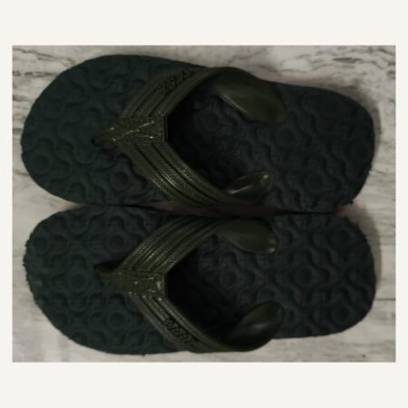 Ureka Flip-Flop Chappal – Dark Olive (Size 11/12)