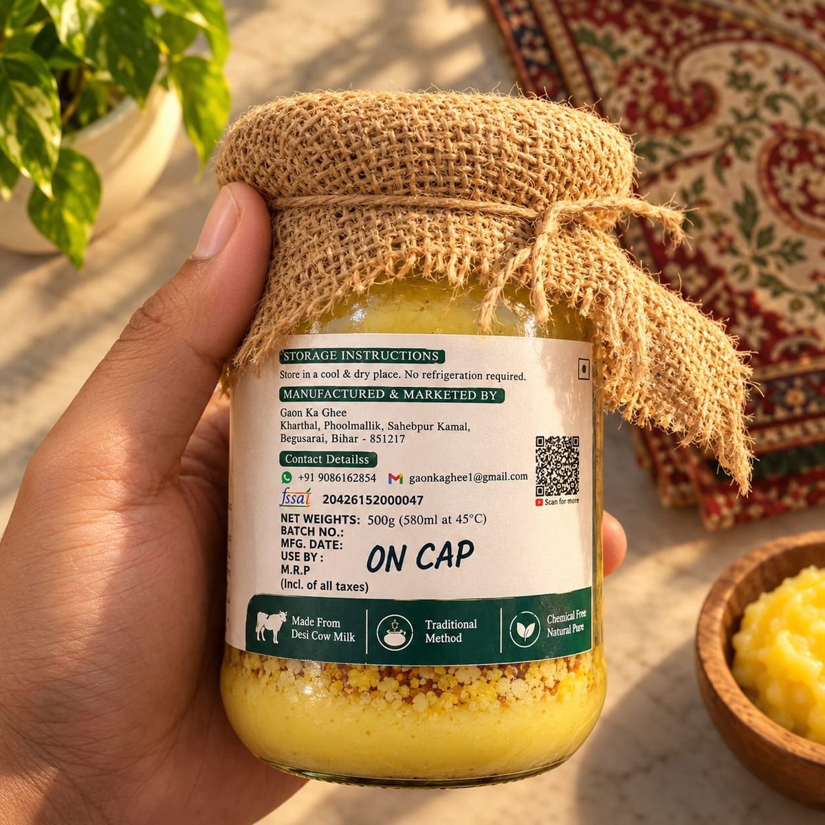 Gaon Ka Ghee β Pure Desi Cow Ghee